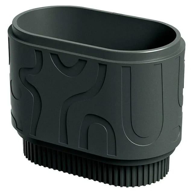 Prosperplast Blumentopf Folka Round Case 58 cm x 34 cm x 46 cm Charcoal