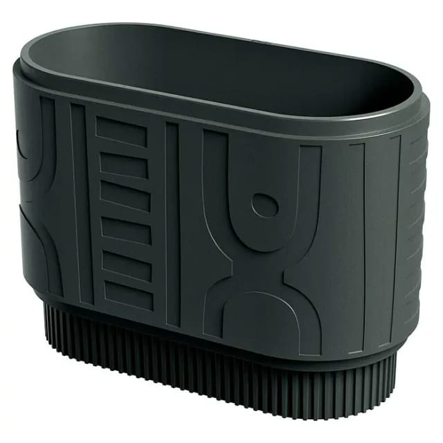 Prosperplast Blumentopf Folka Round Case 78 cm x 38 cm x 56 cm Charcoal