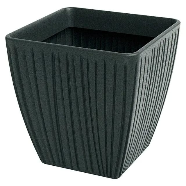 Prosperplast Blumentopf Fero Square 48 cm x 48 cm x 48 cm Blau-Grau