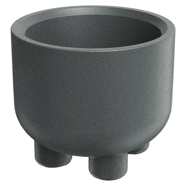 Prosperplast Blumentopf Molta Round Foot Ø 48 cm x 42 cm Granit