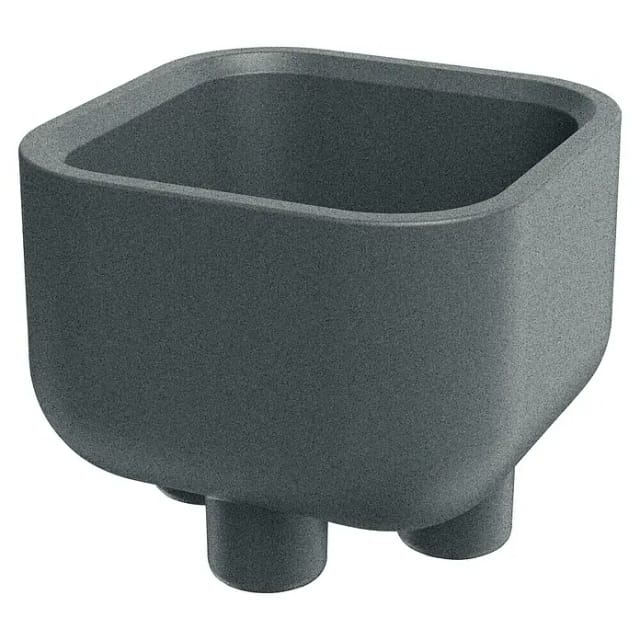 Prosperplast Blumentopf Molta Square Foot 48 cm x 48 cm x 39 cm Granit
