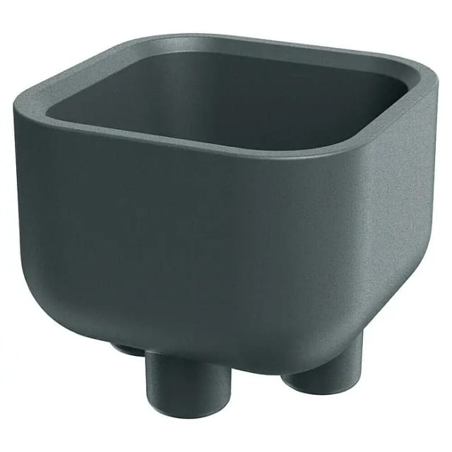 Prosperplast Blumentopf Molta Square Foot 48 cm x 48 cm x 39 cm Graphit