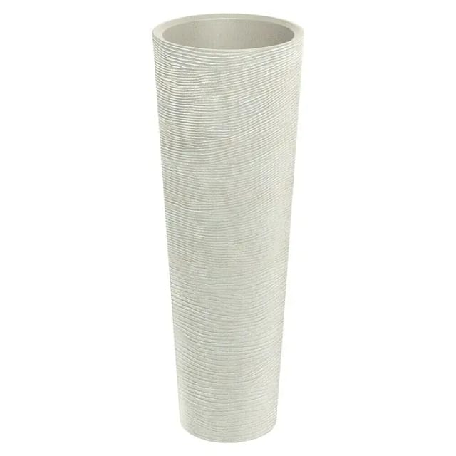 Prosperplast Blumentopf Tubra Schlank Hoch Ø 40 cm x 110 cm Sand