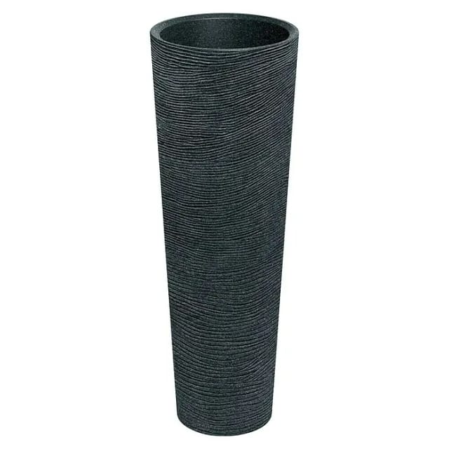 Prosperplast Blumentopf Tubra Schlank Hoch Ø 40 cm x 110 cm Anthrazit