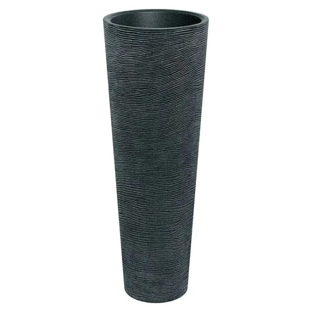 Prosperplast Blumentopf Tubra Schlank Hoch Ø 48 cm x 135 cm Anthrazit