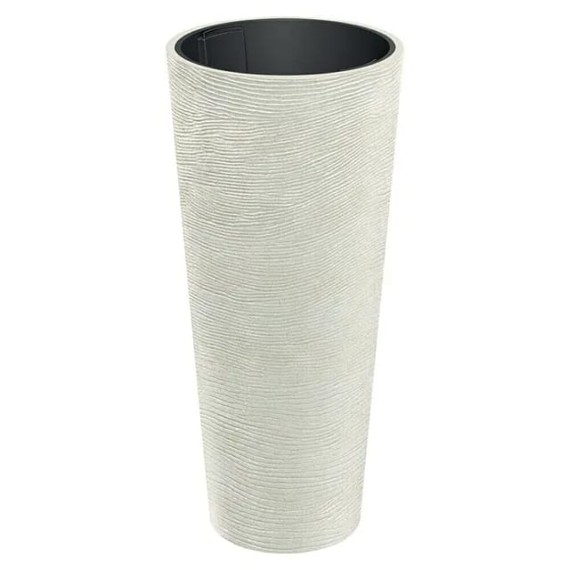 Prosperplast Blumentopf Tubra Schlank Ø 48 cm x 105 cm Sandschwarz