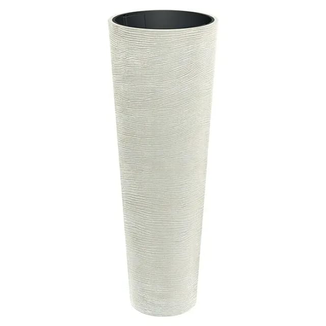 Prosperplast Blumentopf Tubra Schlank Hoch Ø 48 cm x 135 cm Sandschwarz