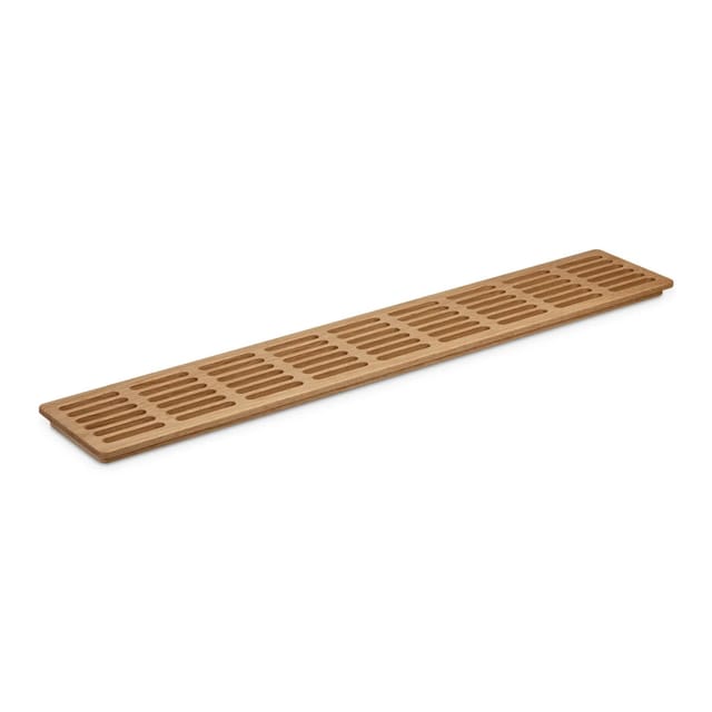 SOTECH Lüftungsgitter aus Massivholz 550 x 100 mm Eiche Natur