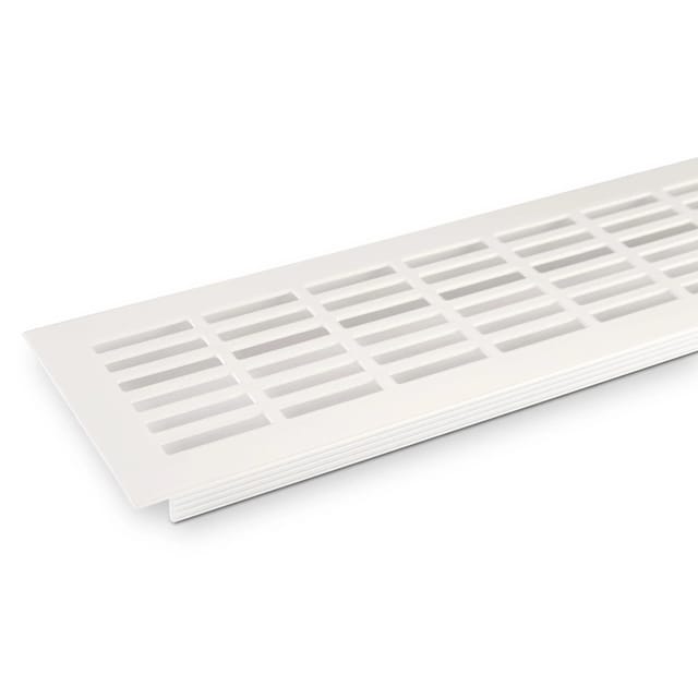 SOTECH Lüftungsgitter Lochblech 480 x 81 mm Weiß RAL9003