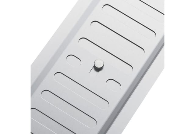 SOTECH Aluminium Lüftungsgitter Oval 260 x 90 mm mit Schiebeverschluss Verschließbar
