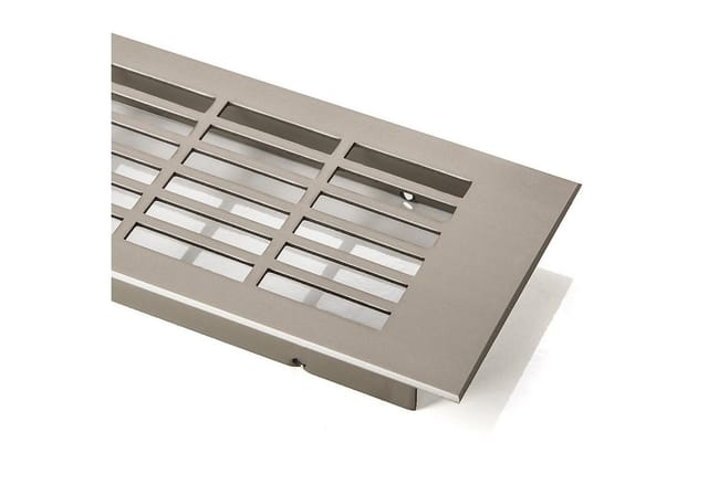 SOTECH Lüftungsgitter Lochung Eckig 250 mm Edelstahloptik