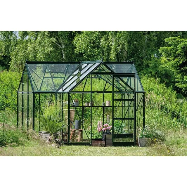 Halls Gewächshaus Icon Gardenhouse 6 Grün 8,6 m²