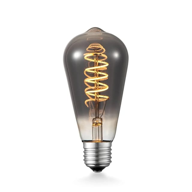 Lucande LED E27 Lampe 4W LED Lampe St64 9927008 aus Glas E27