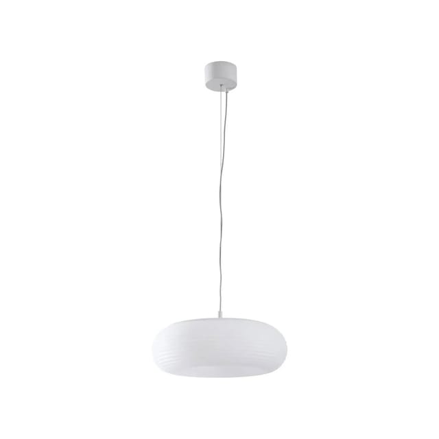 Lucande LED Smart Home Pendelleuchte Bolti 10020128 Dimmbar mit Leselampe Modern in Weiß 1-flammig Wohnzimmerleuchte