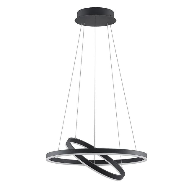 Arcchio LED Albiona 9939024 Modern in Schwarz aus Metall 2-flammig Küchenleuchte