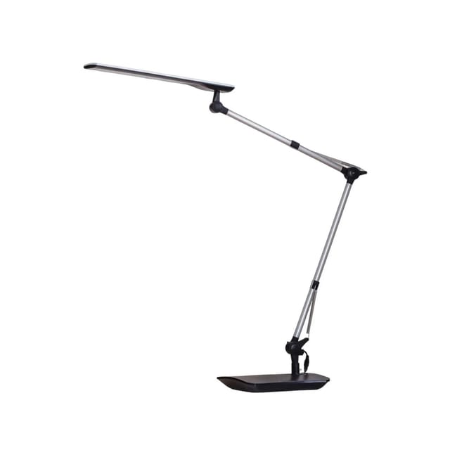 Lindby LED Tischlampe Felipe 9643013 Dimmbar Modern in Alu 1-flammig Arbeitszimmerleuchte