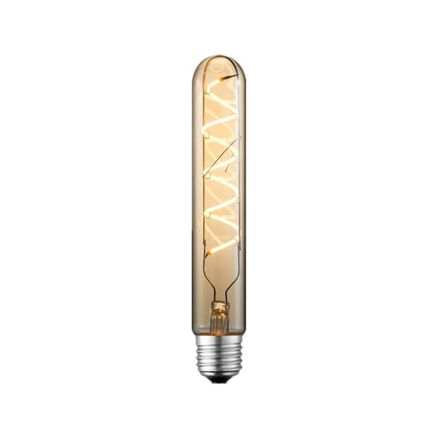 Lucande LED E27 Lampe 4W LED Filamentlampe 10017021 in Creme aus Glas E27