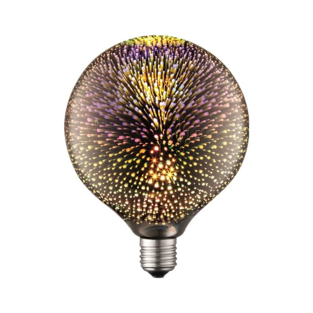 Lucande LED E27 Lampe 4W LED Globe 10017031 in Alu aus Glas E27