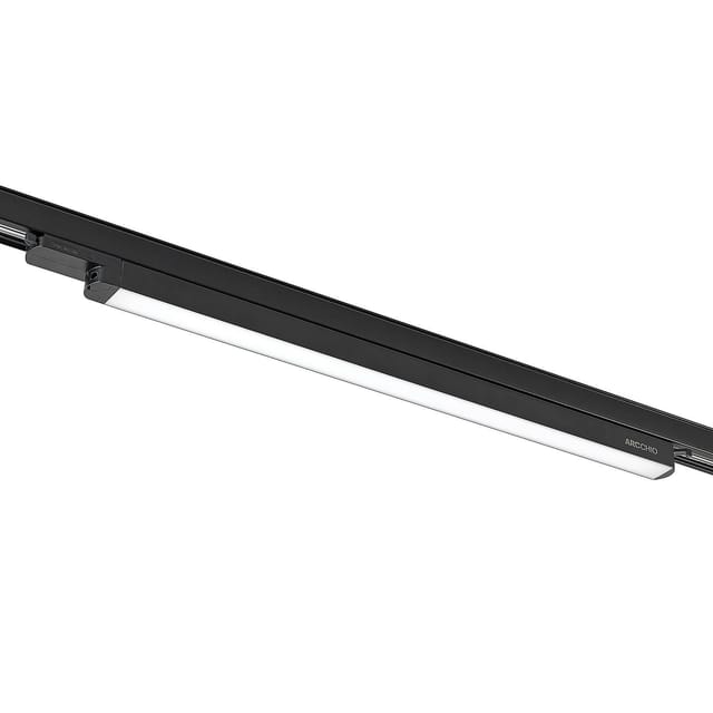Arcchio LED Stromschienenstrahler Harlow 9654008 Modern in Schwarz aus Aluminium 1-flammig Arbeitszimmerleuchte