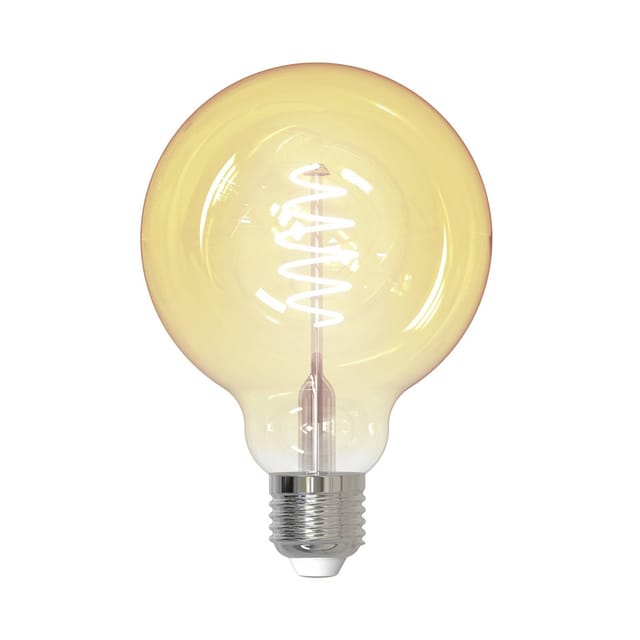 LUUMR LED E27 Smart Led LED Leuchtmittel G95 10010130 in Creme aus Glas E27