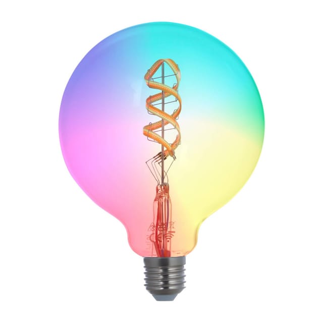 LUUMR LED E27 Smart Led LED Filament G125 10010116 in Transparent aus Glas E27