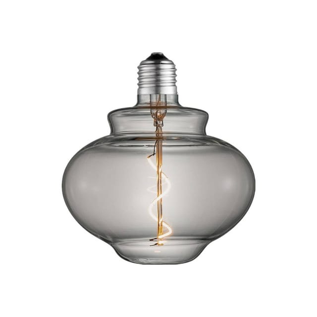 Lucande LED E27 Lampe 4W LED Filamentlampe 10017028 in Alu aus Glas E27