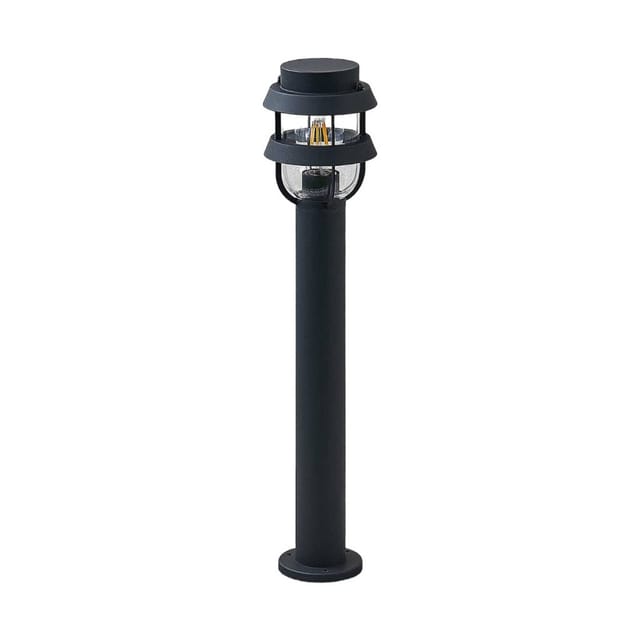 Lindby Außenleuchte Alvaro 9630072 Spritzwassergeschützt Modern in Schwarz aus Aluminium 1-flammig E27