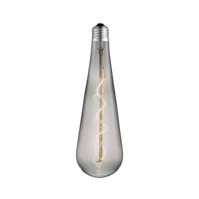 Lucande LED E27 Lampe 4W LED Filamentlampe 10017018 in Alu aus Glas E27