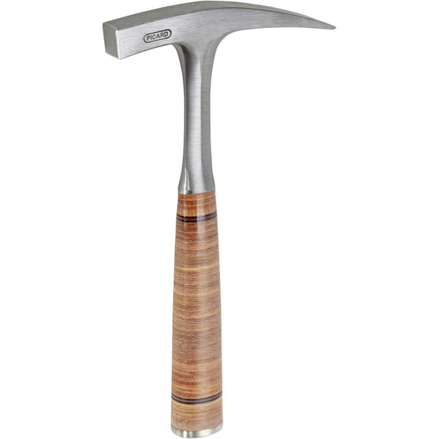 Picard Ganzstahl Geologenhammer 500g mit Schneide und Ledergriff Nr 761 1 2