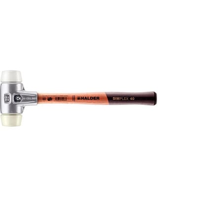 Halder Simplex Schonhammer Ø 40 mm Superplastik Nylon mit Aluminiumgehäuse