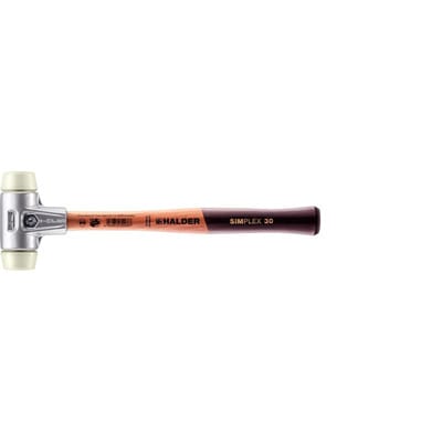 Halder Simplex Schonhammer Ø 30 mm Nylon mit Aluminiumgehäuse