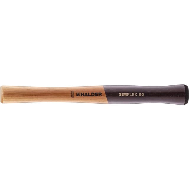 Halder Simplex ErsatzStiel aus Holz Kopf 60mm Stiel 335mm