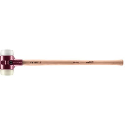 Halder Simplex Vorschlaghammer Ø 80 mm Superplastik Nylon mit Tempergussgehäuse und HickoryStiel