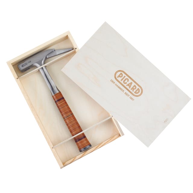 Picard Ganzstahl-Latthammer Nr 790 Geraut DIN 7239 mit Holzkiste