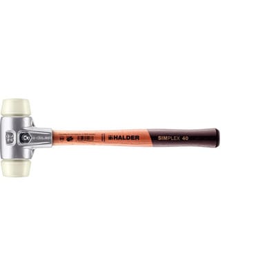 Halder Simplex Schonhammer Ø 40 mm Nylon mit Aluminiumgehäuse