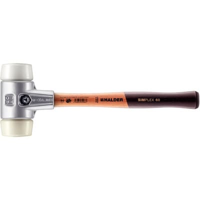 Halder Simplex Schonhammer Ø 60 mm Superplastik Nylon mit Aluminiumgehäuse
