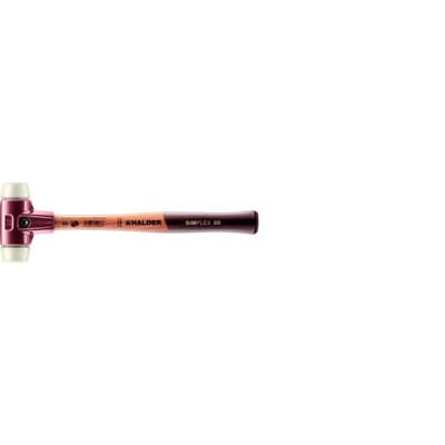 Halder Simplex Schonhammer Ø 30 mm Nylon mit Tempergussgehäuse