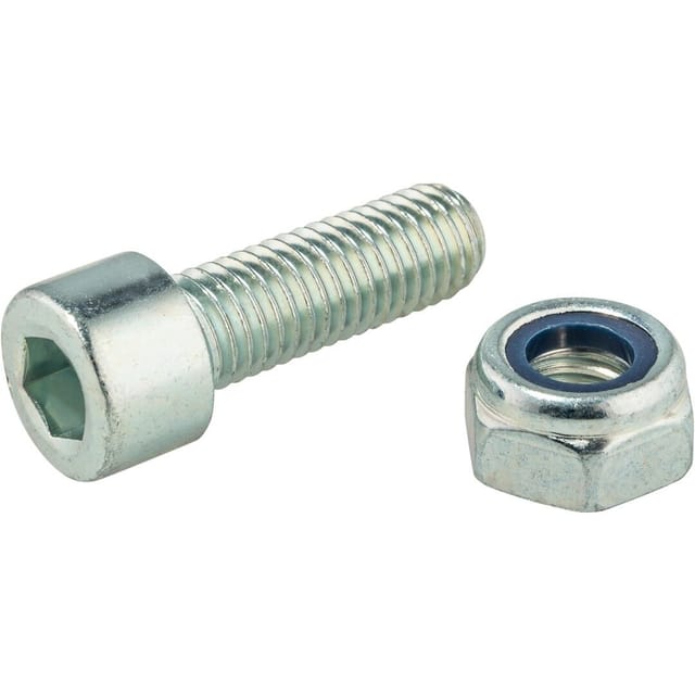 Halder Schraube und Mutter Set für Ø 30 mm Aluminiumgehäuse