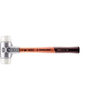 Halder Simplex Schonhammer Ø 40 mm Superplastik mit Aluminiumgehäuse