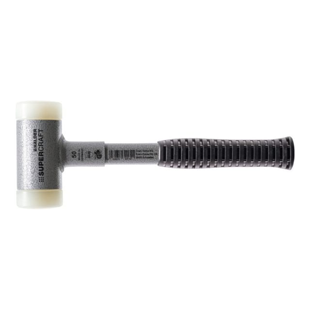Halder Supercraft Schonhammer Ø 35 mm Rückschlagfrei mit Bruchsicherem StahlrohrStiel
