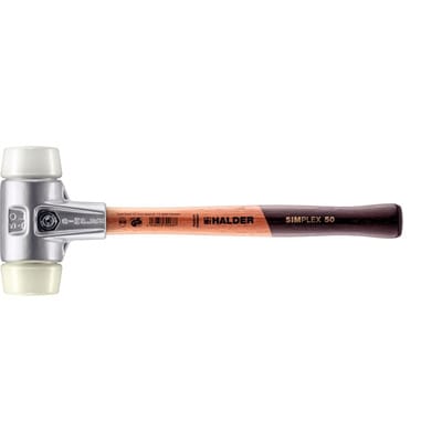 Halder Simplex Schonhammer Ø 50 mm Superplastik Nylon mit Aluminiumgehäuse