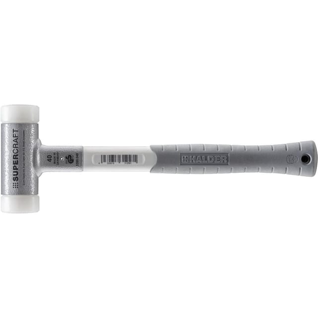 Halder Supercraft Schonhammer Ø 40 mm Rückschlagfrei mit 3-KomponentenStiel