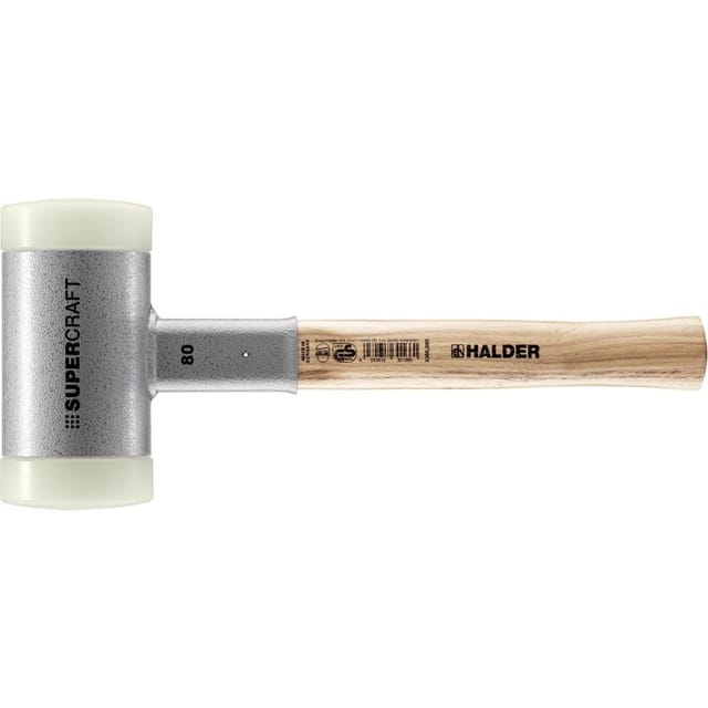 Halder Supercraft Schonhammer Ø 80 mm Rückschlagfrei mit StahlschRotfüllung