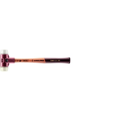 Halder Simplex Schonhammer Ø 30 mm Superplastik Nylon mit Tempergussgehäuse
