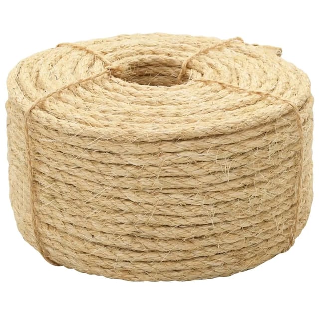 vidaXL Seil 100% Sisal 8 mm 250 m 144795