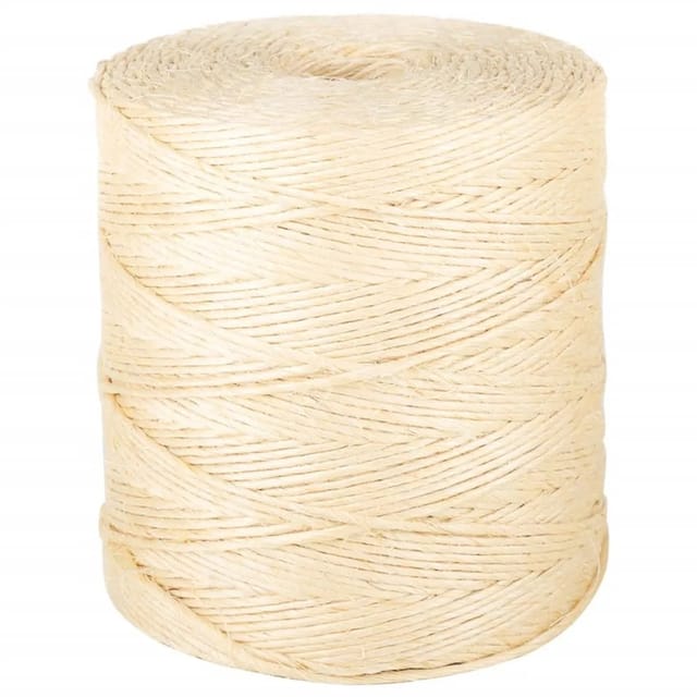 vidaXL Seil 100% Sisal 2 mm 600 m 155001