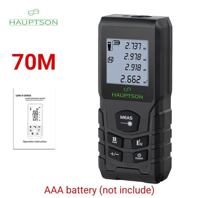 ✨Hauptson LDM-B70 Distanzmesser Laser Entfernungsmesser 70 meter NEU/OVP✨ Bild 2