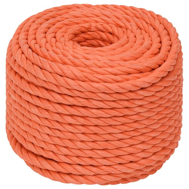 vidaXL Arbeitsseil Orange 16 mm 50 m Polypropylen 152948