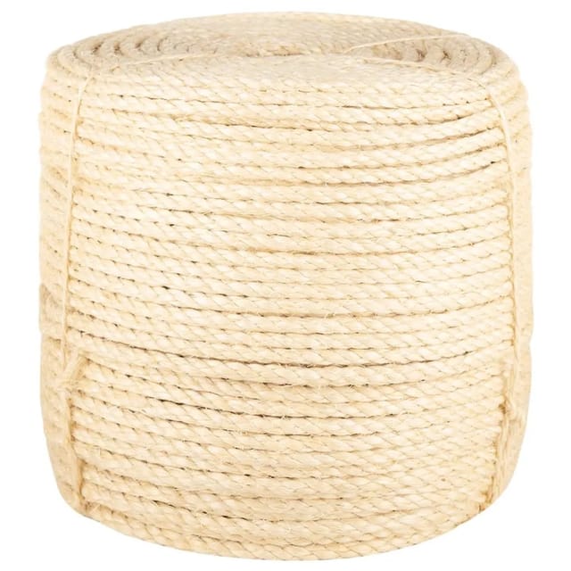 vidaXL Seil 100% Sisal 8 mm 25 m 155017