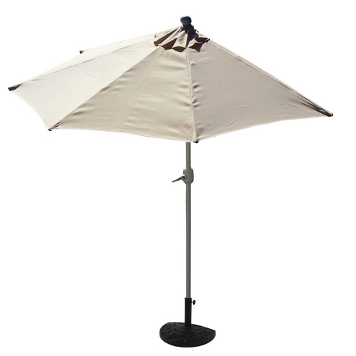 MVG Sonnenschirm »MVG-HA004«, 285 x 145 cm, mit Ständer - weiss Bild 4